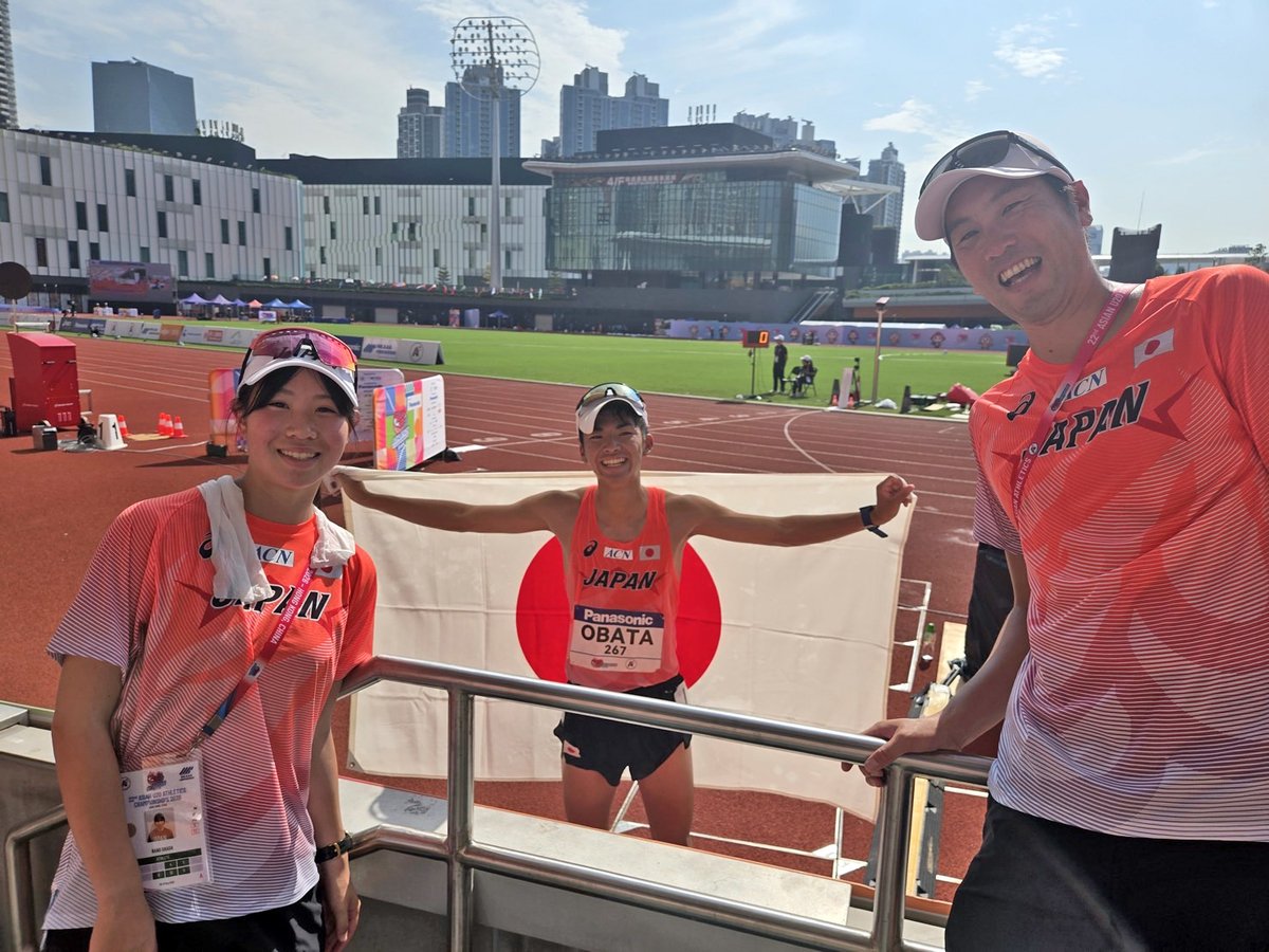 jaaf_official's tweet photo. /／
【#U20アジア選手権】📸チームカメラ
\＼

◆男子 5000m競歩
3位🥉#小幡千尋（飯田高校・長野）20分06秒73
⚡決勝ライブ配信アーカイブ⇒https://t.co/H0lSTsS5Hs

チームJAPAN4つめの銅メダル獲得🙌
引き続き応援よろしくお願いします🇯🇵

✅日本代表など大会情報
https://t.co/W1joMLHHVA
#陸上 #U20日本代表