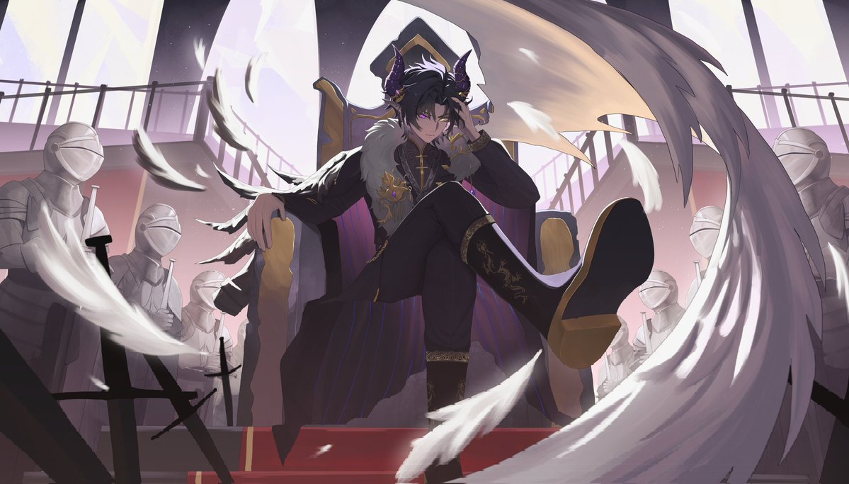 ArkosAyamachi's tweet photo. Would you kneel and be one of my Arkanites? 😇😈

Art by the wonderful @DannryuDan

#IRIAM
#Arkanites
#Vtuber https://t.co/FjwNtCI7tv