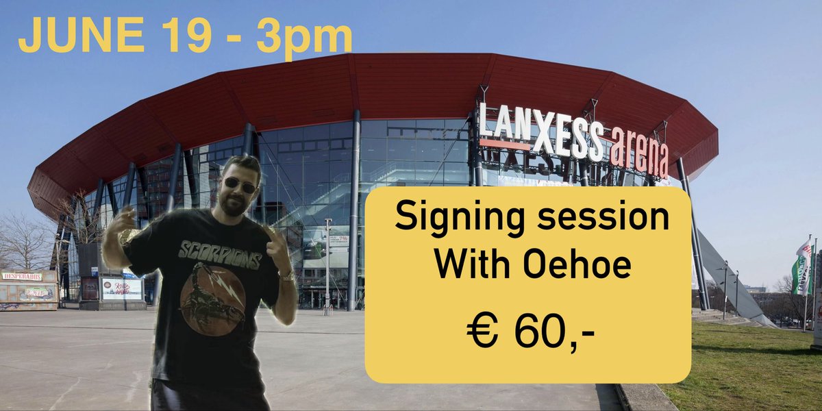 OehoeU's tweet photo. For people attending Cologne Major:

On june 19 at 3pm I will be doing a signing session! 

Register now! https://t.co/kEzEFARsLz