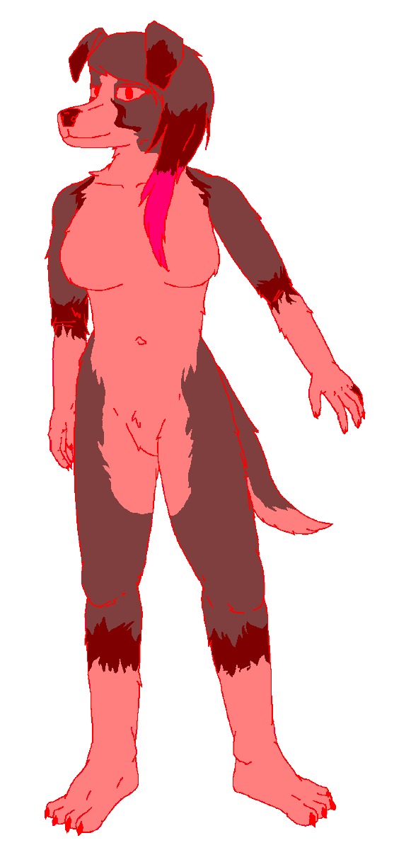 ZedFoxGolf's tweet photo. she's red-toned for an amazing reason https://t.co/TYAJp0qdcf