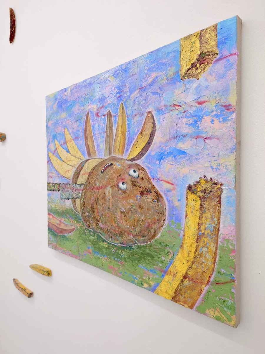 GalleryKTO's tweet photo. 【now exhibition】
高津戸優子
ポテト・アクション
2026.04.28.火 - 06.06.土
13:00 ~ 19:00 休廊：毎週日月＋05.12.火 - 05.28.木
GALLERY KTO 新宿

本日後半会期スタートです。
作家によるライブペイントも開催中。 https://t.co/H2g6yz6FsZ