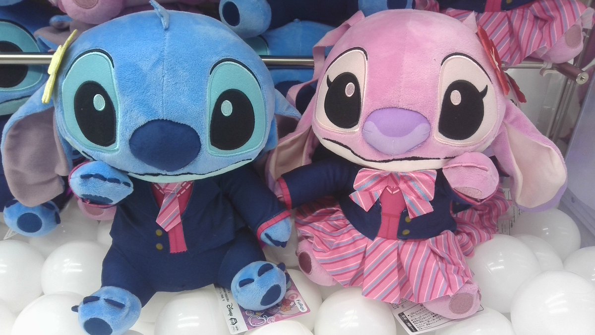 スティッチ ギャルKAWAふぉとBIGぬいぐるみ入荷しました😊 制服姿で
