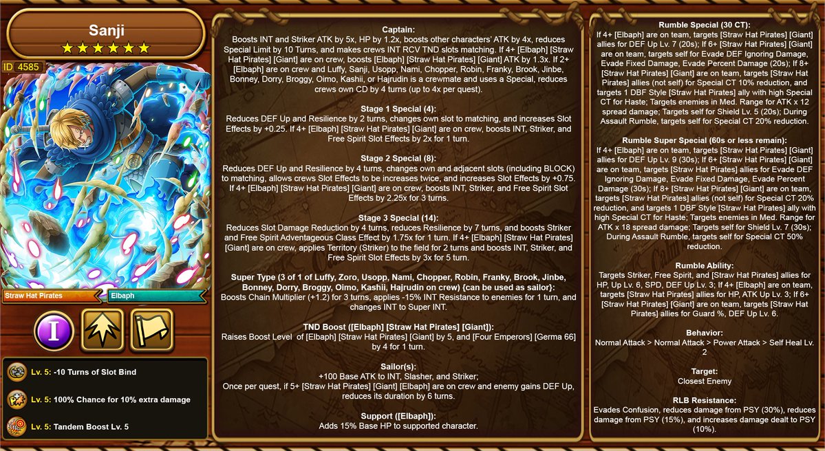 OPTCNewUnitInfo's tweet photo. New Unit! 

Sugofest Exclusive Sanji
INT
Striker / Free Spirit 
#トレク #ONEPIECE #OPTC #TreCru https://t.co/EzHSpHm7Y4