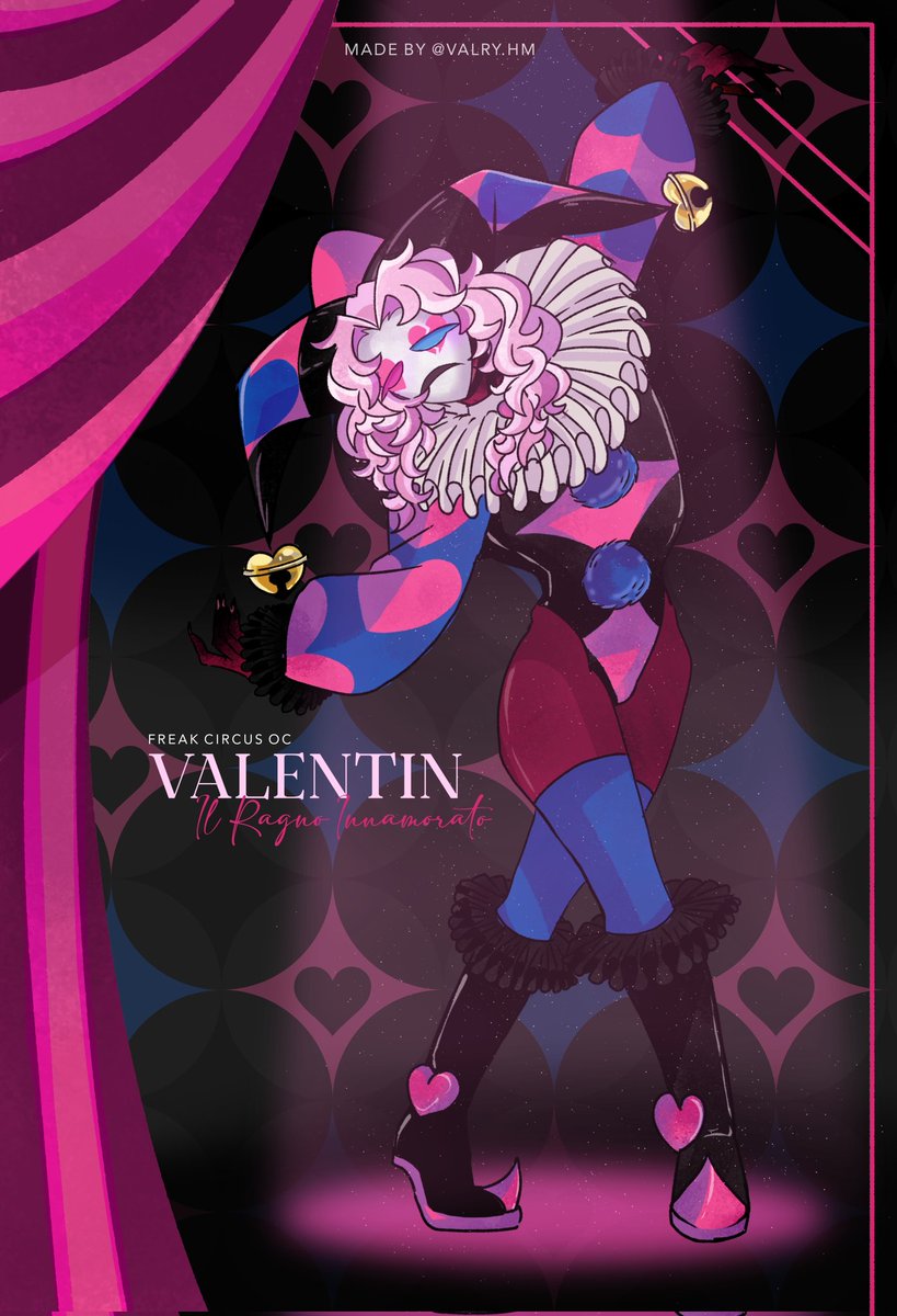 Valry_hm's tweet photo. THE FREAK CIRCUS OC
 Valentín

il Ragno Innamorato 🥀
a new foreign member arrived to the circus, a dancer of love and despair, that seaks revenge for the fallen angel....
#thefreakcircus #digitalart #circus #FanArt #FCG https://t.co/3JuAT0VSLZ