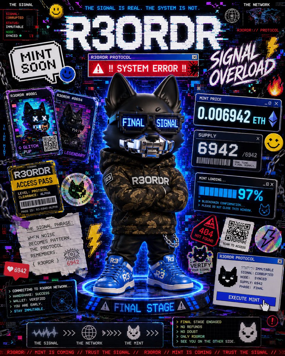 _sk8babylon's tweet photo. R3333338883 

}
The signal hound does not ask for entry.

He was already listening before the gate existed.

Ancient memory.
Digital body.
Pattern alignment confirmed.

Some names are selected.

Some names were always part of the archive.

M4TT/ECH0  - - SIG H0UND https://t.co/ptcaamOawk