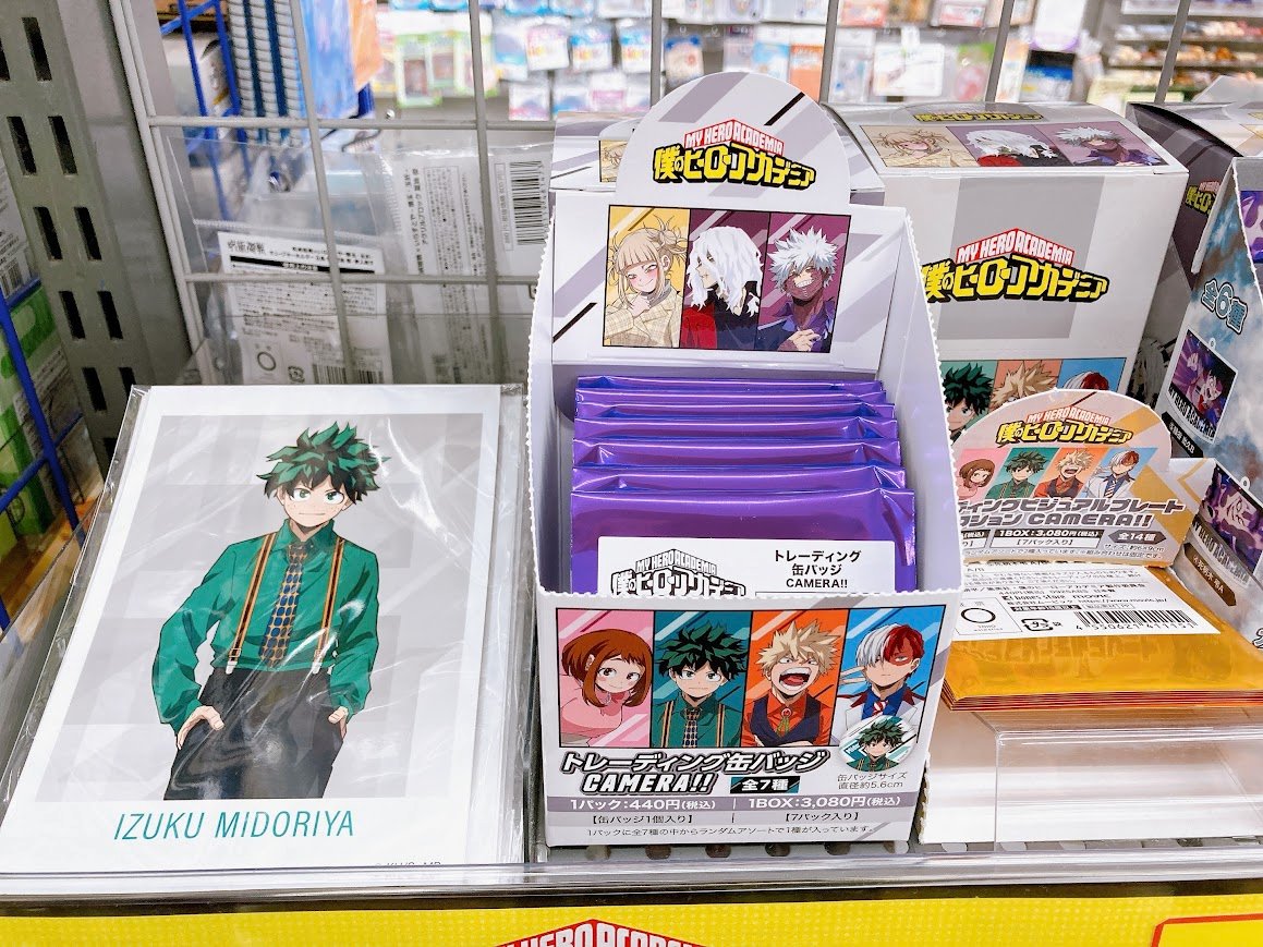 グッズ入荷情報】 「僕のヒーローアカデミア トレーディング缶バッジ