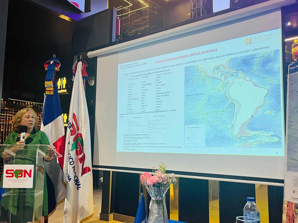 GeomarResearch's tweet photo. Nuestra compañera Teresa Medialdea, coordinadora de @EMODnet Geology Caribe y del grupo de expertos en geología marina de @asgmi_oficial ha presentado los resultados recientes en la la Asamblea General de ASGMI, en Dominicana 💪👏🗺️https://t.co/exVBkFanW4
https://t.co/QZOILrxSb2 https://t.co/XHSsPCWfwX