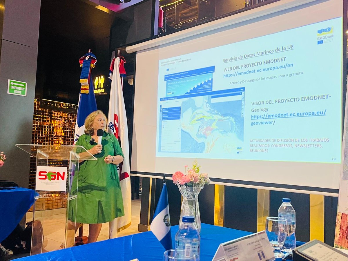 GeomarResearch's tweet photo. Nuestra compañera Teresa Medialdea, coordinadora de @EMODnet Geology Caribe y del grupo de expertos en geología marina de @asgmi_oficial ha presentado los resultados recientes en la la Asamblea General de ASGMI, en Dominicana 💪👏🗺️https://t.co/exVBkFanW4
https://t.co/QZOILrxSb2 https://t.co/XHSsPCWfwX