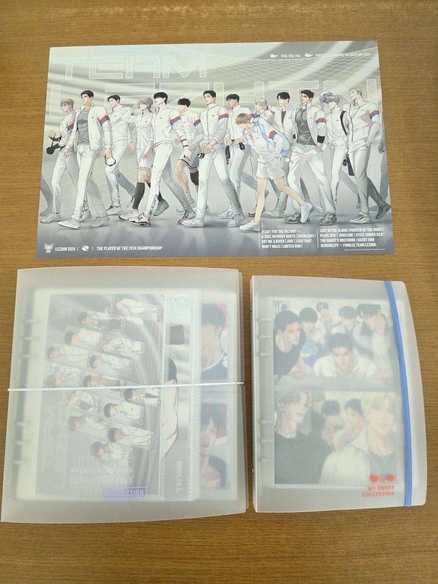 alsxmtor_'s tweet photo. 팀레진 모든 굿즈 일괄양도
레진코믹스 
(사진에 모든구성)

레진 시그 포카 엽서 등등
택포 51.0 https://t.co/FnB4z7KMMh