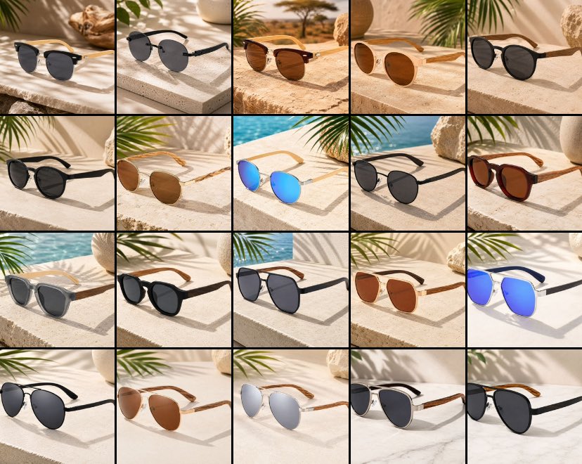 glarearmani's tweet photo. @wekesa_amos @_GL_Collection Product: Wood Shades 🕶️🍀🍀

Shield your eyes and elevate your look with a pair of high-quality sunglasses that provide both function and fashion. ☀️🏝️

Price:65,000ugx  {Discount price}

WhatsApp:0707267566/@glarearmani 

Deliveries can be made https://t.co/NUsdFLZ4CD