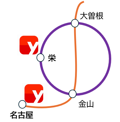 yoke4000's tweet photo. まあるいムラサキ名城線
真ん中通るは中央線 https://t.co/JQUPIfTYNQ