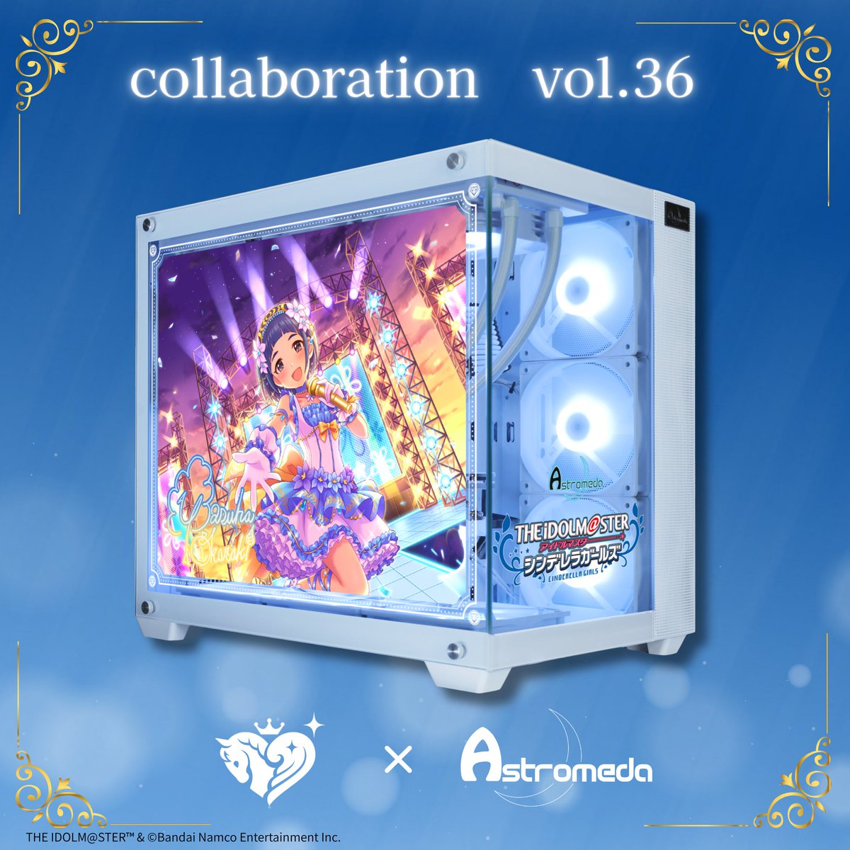 Astromeda_JP's tweet photo. ／／
『アイドルマスター シンデレラガールズ』
コラボレーションPCのデザイン公開‼️
＼＼

本日公開のアイドルはこちら❣️

アイドルたちの魅力と世界観を詰め込んだ、
こだわりのデザインに仕上がっています✨

ぜひチェックしてください😍
https://t.co/N7xx75ynaa

#デレマス #シンデレラガールズ #idolmaster