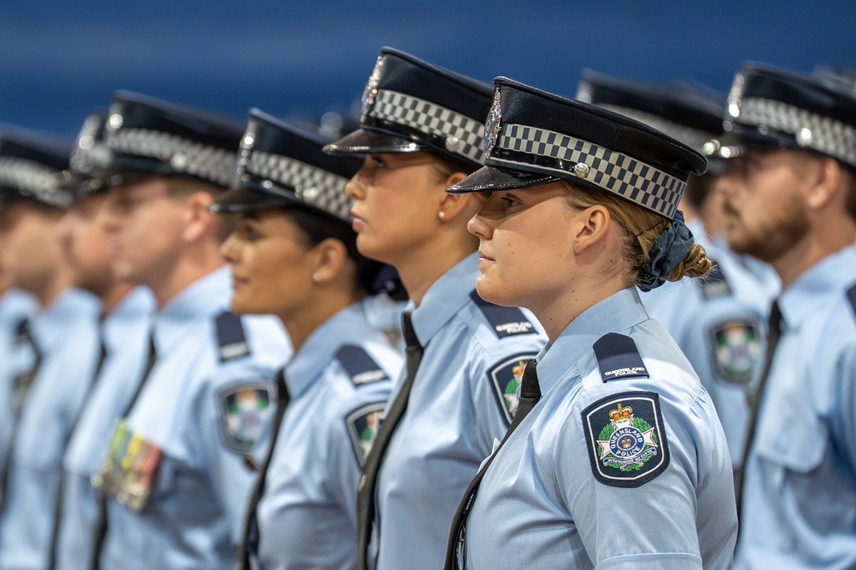 DavidCrisafulli's tweet photo. We promised we’d strengthen Queensland’s blue line - and that’s exactly what we’re doing.

This latest police graduation takes the number of new recruits sworn into the QPS since the election to 1,804 – exceeding our commitment to deliver 1,600 recruits.   

For the first time in history officer numbers have surged past 13,000 after they went backwards under the former Government.

Labor’s weak laws and fewer police created the Youth Crime Crisis over a decade.  

We’ve driven down victim numbers by 7.2% by giving our police the strong laws they need - but we know there’s still a long way to go.

It’s all part of our plan to restore safety where you live.

@DanPurdieMP