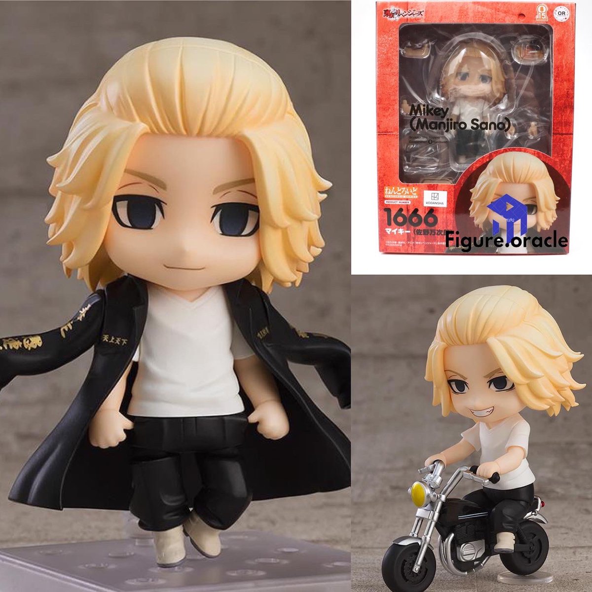 Figure_Oracle's tweet photo. Tokyo Revengers ✅พร้อมส่ง✅
📍Nendoroid No.1666 Mikey (Manjiro Sano)
📍ขนาด 10cm. 
📍Lot.ตัวแทน 1590฿ 
📍ลิขสิทธิ์แท้ Goodsmile 
(มือหนึ่ง ไม่เคยแกะกล่อง)
🚚มีสินค้าพร้อมส่งเลย

#ตลาดนัดอนิเมะ #ตลาดนัดโตมัน #ตลาดนัดtokyorevengers #ตลาดนัดtokyorevenger #ตลาดนัดด๋อย https://t.co/4dCUkXHVAA