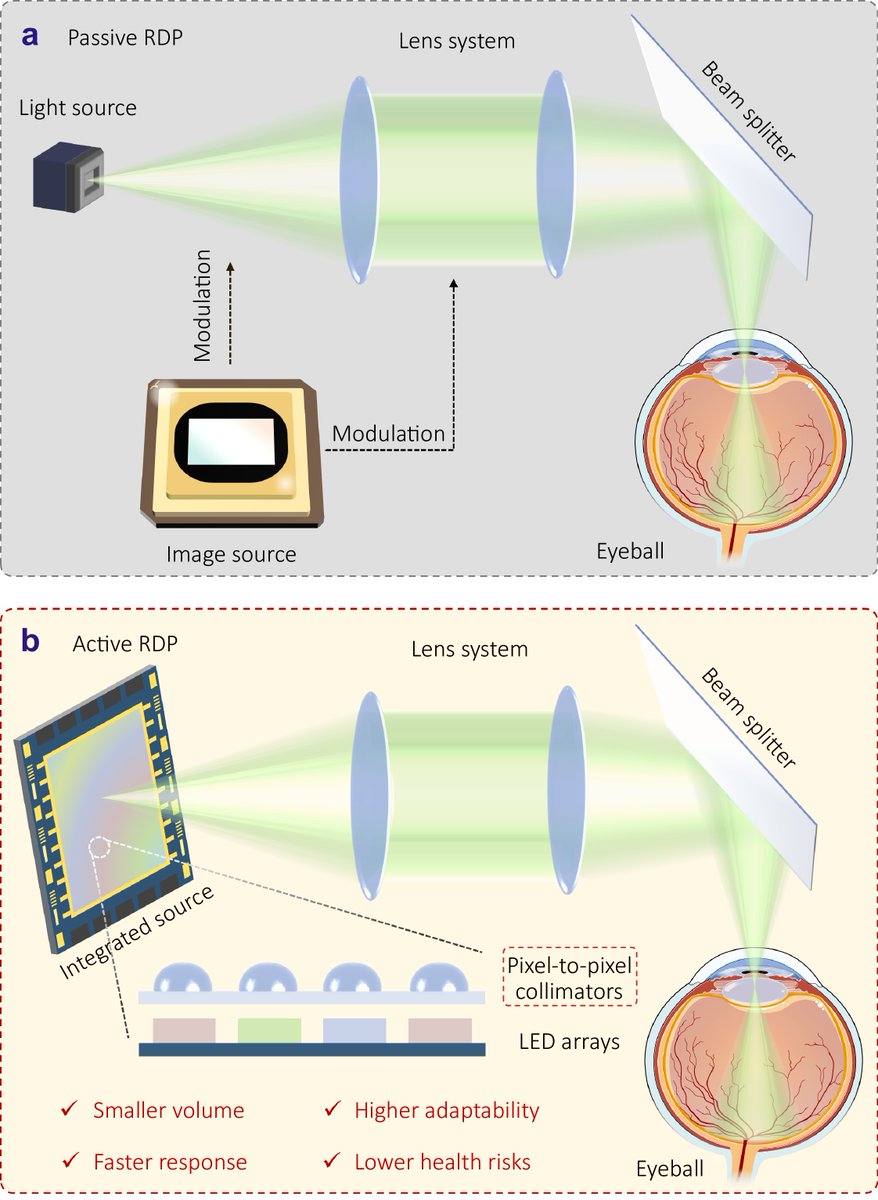 pubcard_net's tweet photo. "Active retinal projection augmented reality display via pixel-to-pixel collimation" is featured on PubCard @OptoElectronAdv View original article https://t.co/rDfHYFhbMy https://t.co/I1OhYfvZNT