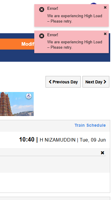 Am71544Eng's tweet photo. @IRCTCofficial @RailMinIndia again this same 

we are always facing this issue while booking https://t.co/KaYPCGPW4V
