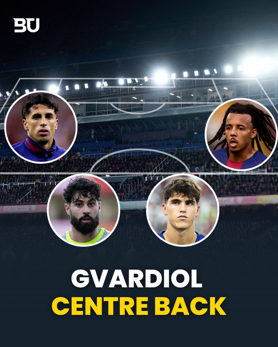 BarcaUniversal's tweet photo. 🚨 THREE WAYS THAT BARCELONA CAN LINE UP WITH JOSKO GVARDIOL:

1. Gvardiol as a centre back is the most natural choice. Barça have struggled to find a consistent partner since Cubarsí's rise, so his signing may finally allow Barça to find defensive stability.

2. In case Hansi Flick wants to continue with the Gerard Martín - Cubarsí dynamic that has worked well, Gvardiol could also play as a defensive left back, as he has done many times with Man City.

3. Often at Man City has Gvardiol played his best football in a 3 at the back formation as a left centre back. Hansi Flick has not tried this formula at Barcelona so far, but his signing could open up to this tactical variant for certain matches.