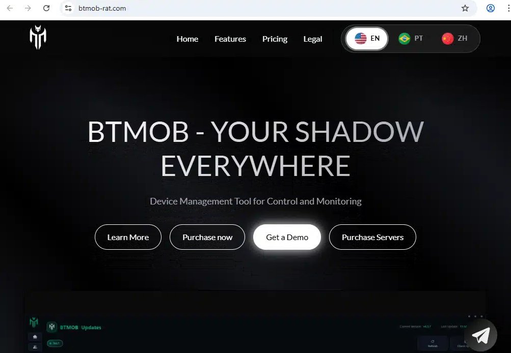 Fact_Finder03's tweet photo. New #IOC related to #BTMOB #RAT

102.220.88[.]4[:]88
btmob-rat[.]com
64.89.161[.]92

ref:  https://t.co/aMr1EksanG

@500mk500 
@ViriBack 
@skocherhan 
@BlinkzSec
@JAMESWT_WT
@ESETresearch 
@malwrhunterteam 

#Panel #CTI #BlueTeam  #AndroidMalware

 Strictly for defensive purpose https://t.co/R2TDHREFI4