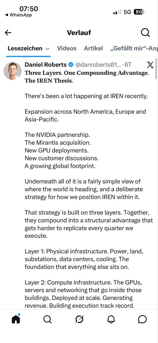 CgnSascha's tweet photo. @altcap @SpaceX @Gwynne_Shotwell @mntruell The NeoCloud SpaceX story should put a lot of focus on great companies such as @IREN_Ltd @mikealfred @danroberts0101 https://t.co/jogTfDtL7h
