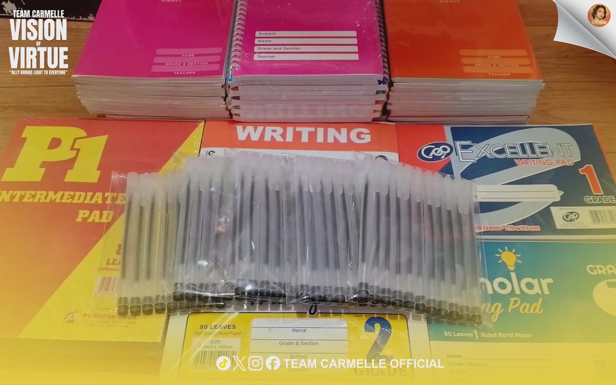 TeamCarmelleOFC's tweet photo. 𝗢𝗨𝗥 𝗩𝗜𝗦𝗜𝗢𝗡 𝗢𝗙 𝗩𝗜𝗥𝗧𝗨𝗘

Team Carmelle Official is pleasure to have donated school supplies to Our Lady of Fatima Chapel in Navotas City.

May this contribution help the needed assistance in every children, to nurture their success in the future.

Thank You for all your support, Carmellites!

#CarmelleCollado | #Carmellites
#TeamCarmelleOfficial