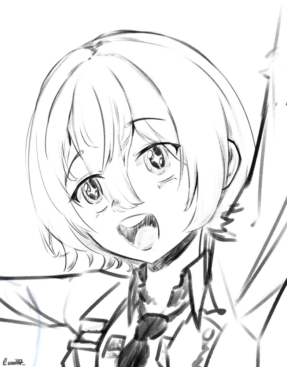 ecco777_'s tweet photo. i dont get how to do better more detailed hair quite yet😔 https://t.co/W664tLHwtW