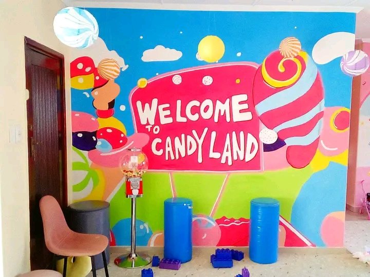 XArt03's tweet photo. "Welcome To Candy Land" Candy Themed Interior Murals on a Playroom in a Durban North's Playhouse, this was one of the most challenging projects by far and yet I conquered. Still Eye Rise✨🫡👨🏾‍🎨🙏♾️🕯️
#ArtBoss☯️ https://t.co/bHVMGaDK3P