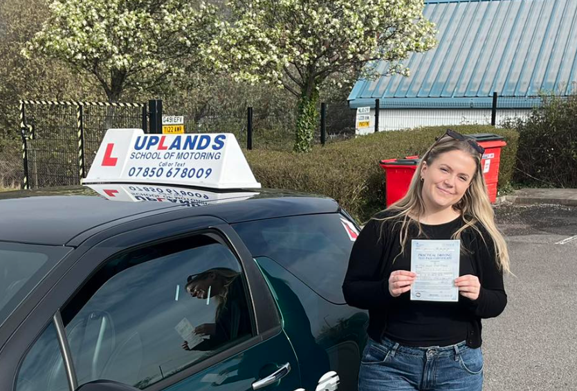 uplands_s's tweet photo. A massive congratulations to Esyllt this morning with a FAULTLESS DRIVE and smashing her driving test first time. Outstanding feedback from the examiner. It has been a pleasure to teach you, and I wish you and Will all the best for the future. https://t.co/DzIZXdpmq8