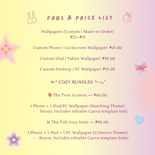 cozy_dojae's tweet photo. a new look for a creative space made for you. cozy dojae corner is officially open for custom wallpaper &amp; template requests! 🪐✨

📌 packages, pricing, and FAQs listed below. 
💌 DMs are open!

#ArtPH #ArtsPH #CommsOpenPH https://t.co/C5Mtq9nRcA