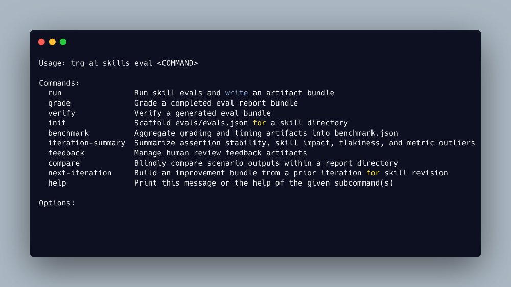yordisprieto's tweet photo. Added `trg ai skills eval` to the CLI, give it a try

https://t.co/FsntlJJ7Ya https://t.co/LiikER9Wl4