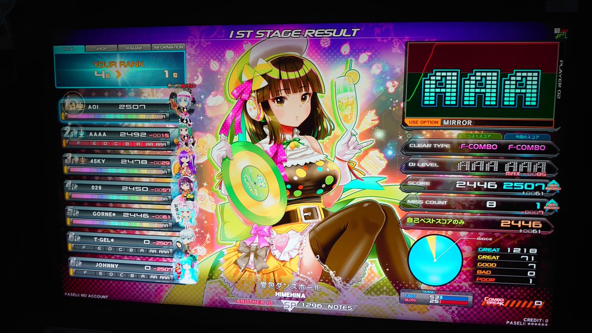 quick_414's tweet photo. 今日の弐寺
DP、解禁されてた曲おさわり
SP、リハビリ

SPがまたリハビリタイムに突入
ジジイだからやらないとすぐ押せなくなる

とりあえず☆11まではライバルとスコア競えるぐらいには戻したい https://t.co/v72p9cV6qV