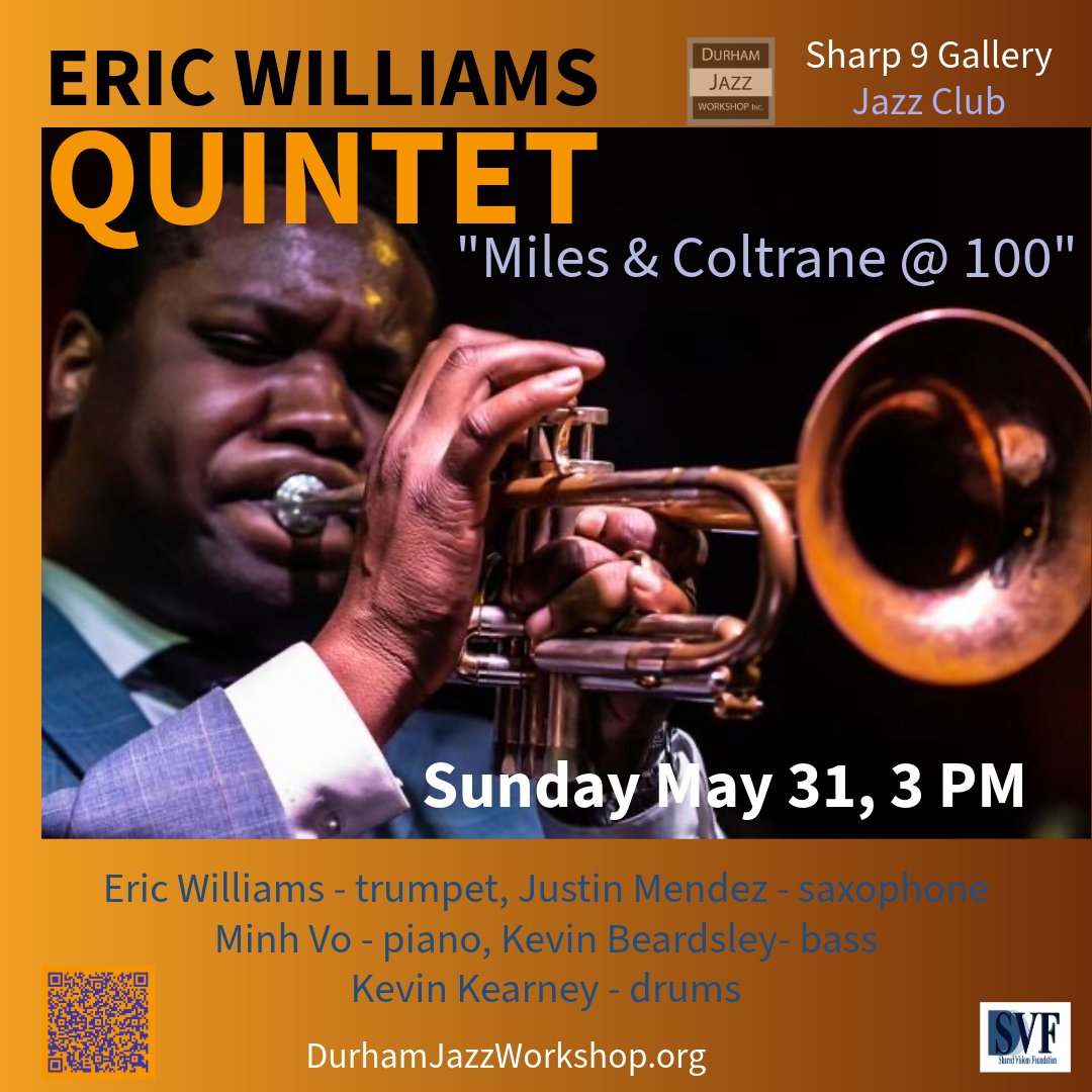 Sharp9Gallery's tweet photo. Tickets: https://t.co/NP4P1Mjkm9 #jazzconcert #livejazz #durhamjazzworkshop #durhamnc #durhamevents #jazzcommunity #chapelhillnc #carync #raleighnc #apexnc #trianglenc #jazzclub @sharp9gallery https://t.co/N62Q1fsJ8p