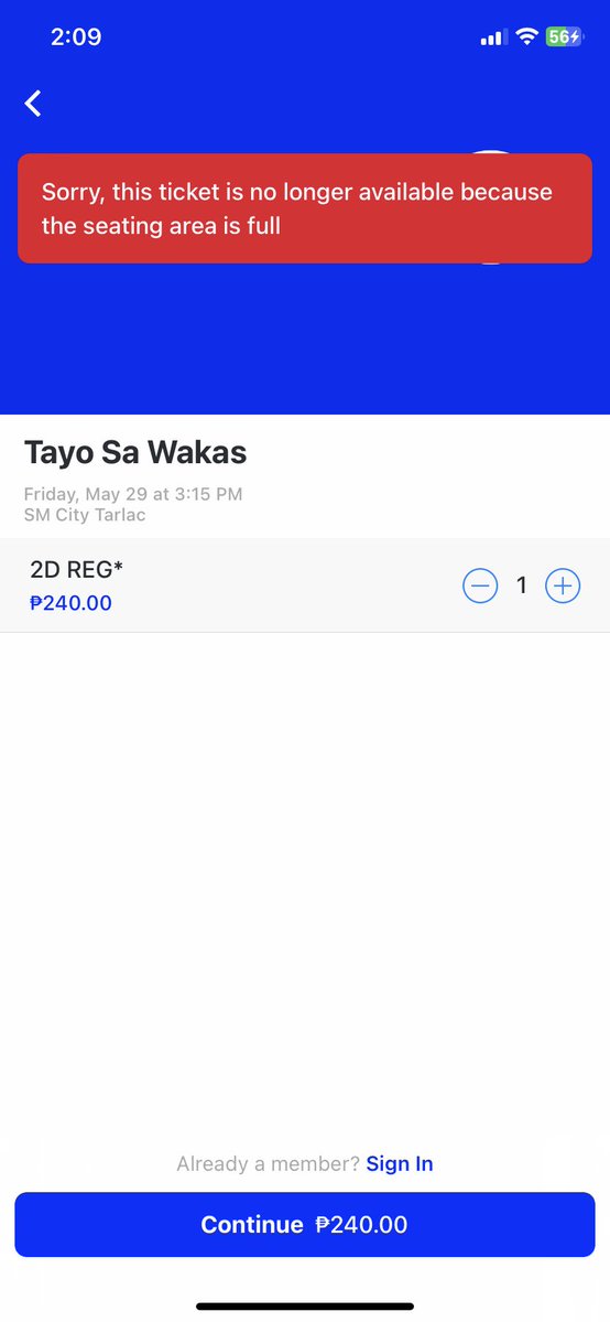 kapoykapoy's tweet photo. WOW TARLAC!!!🥹

2:00PM Sold out
3:15PM Sold out
4:30PM Sold out
4:45 PM Almost sold out na rin. 

#TayoSaWakas
#DonBelle
#DonnyPangilinanAsCisco
#BelleMarianoAsCheska https://t.co/RTh2mq0vYq