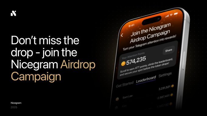 AmbWisdom_'s tweet photo. For anyone who uses Telegram daily, @nicegramapp is a practical upgrade with long-term upside.

As you use the app normally, ATT points are accumulated, contributing toward eligibility for the upcoming $NICE airdrop.
No artificial tasks. No forced engagement.
Just real usage https://t.co/95SM4x9fPK
