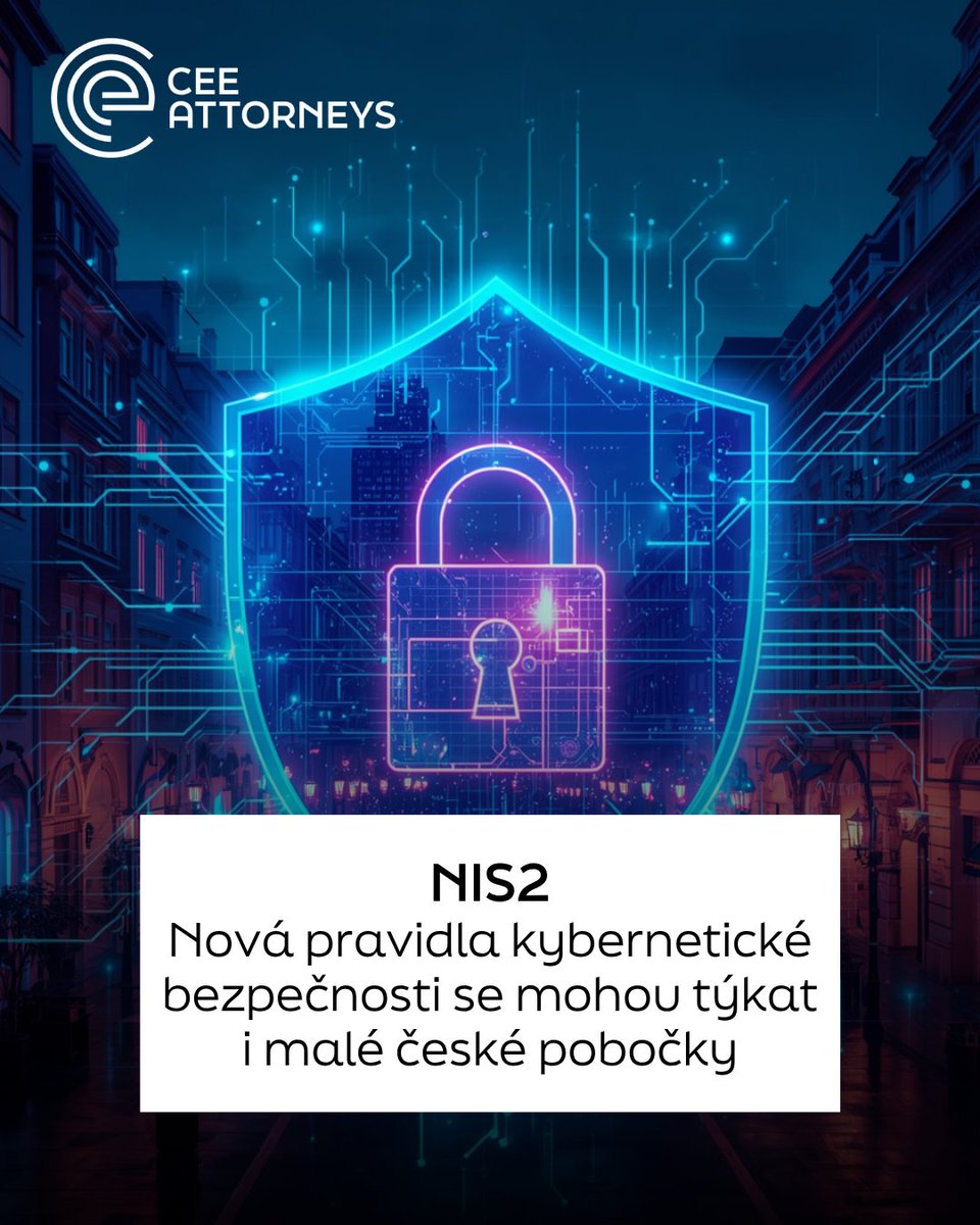 CEE_Attorneys's tweet photo. Spadá váš odštěpný závod pod NIS2? Nerozhoduje jen velikost české pobočky.
Mnoho zahraničních skupin v Česku předpokládá, že když má jejich český odštěpný závod jen pár zaměstnanců, nová regulace se jich netýká. Právě to ale může být zásadní omyl.
Více:⬇️
https://t.co/s5TpgNgUcJ https://t.co/8qbz79WluA