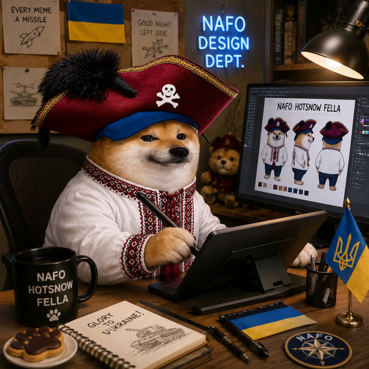 HotsnowFella's tweet photo. 🐾 Fellas, I urgently need design gigs.

If your company, project, NGO, startup, or friend needs a designer, please share this post or tag them below.

Every share helps. 💙💛

#NAFO #NAFOfellas https://t.co/jV1s1JtLXQ
