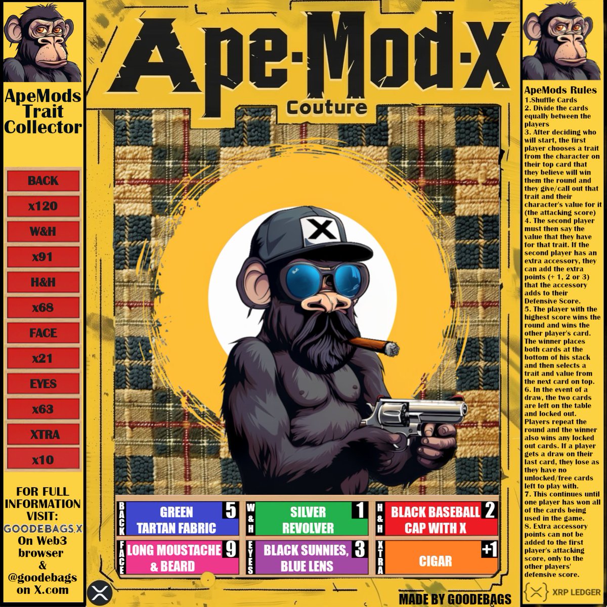 Ape_Mod_X's tweet photo. 🚨Monday at 12pm (UK)🚨

There are over 4000 wallets on the whitelist!

If you own any NFT by @xSPECTAR @ArtistByron @xrppossum @HadaNFT @BreadHead_Gang @XRP_LIONS @jpg_prince @C0mmUnityXRPL or @Goodebags, you will be on it!

https://t.co/vFRs8YMi0w https://t.co/p91SYWZTqB
