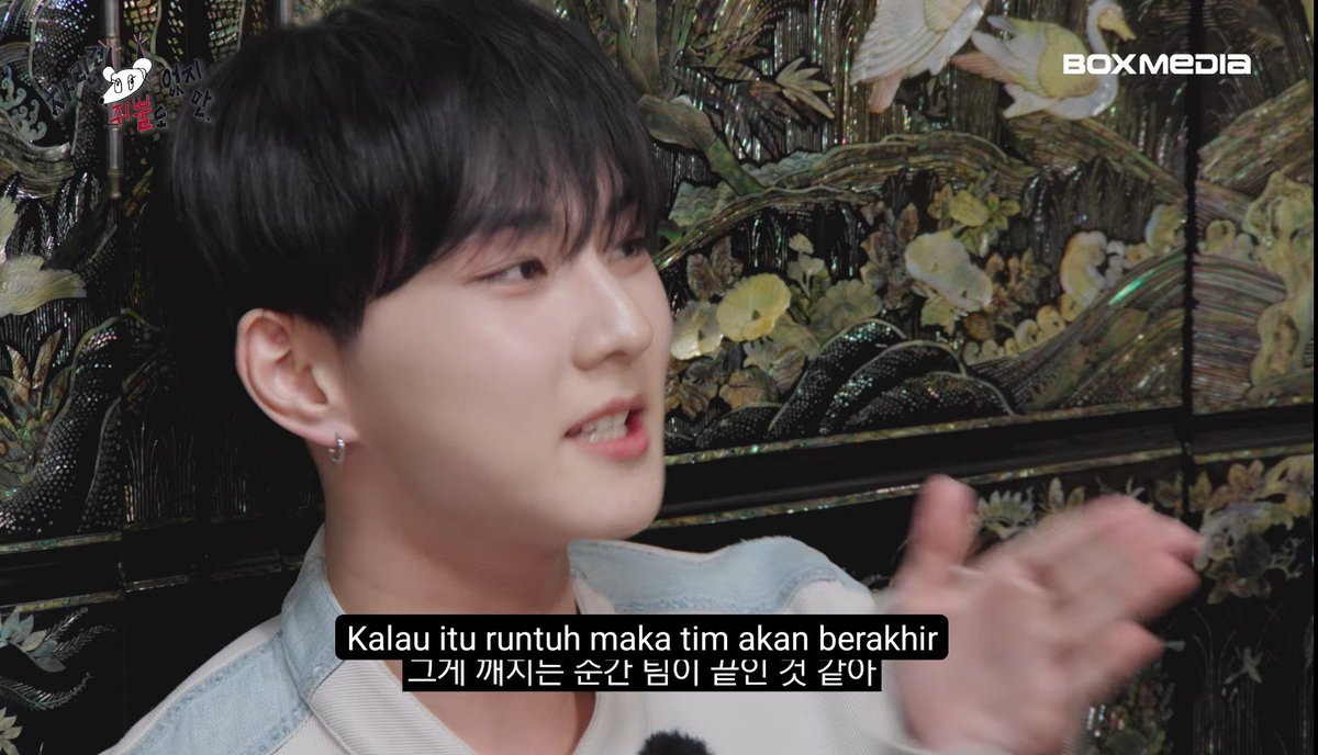 jakegfriend's tweet photo. "Tapi menurutku itu penting banget,  kenyataan bahwa aku ada karena tim. Kalau itu runtuh mala tim akan berakhir"

this has a deep meaning😞 https://t.co/Z4LvDw702O