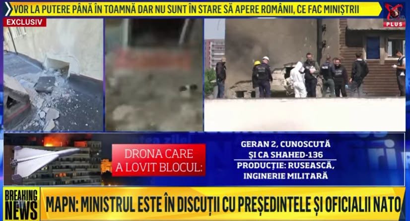 Ellunes's tweet photo. Li se impleticesc limbile la #Marstv si soptesc inghitind greu, in momentul in care zic "ruseasca", dar o spun, in sfarsit.
Si pun informatii pe ecran.
Atat de serioasa a devenit amenintarea ruseasca.
Doar Simion rade ca prostu` si va acuza pe voi, cetatenii, ca n-ati fost in stare sa dati jos drona aia.
(Dana Hering / FB)
