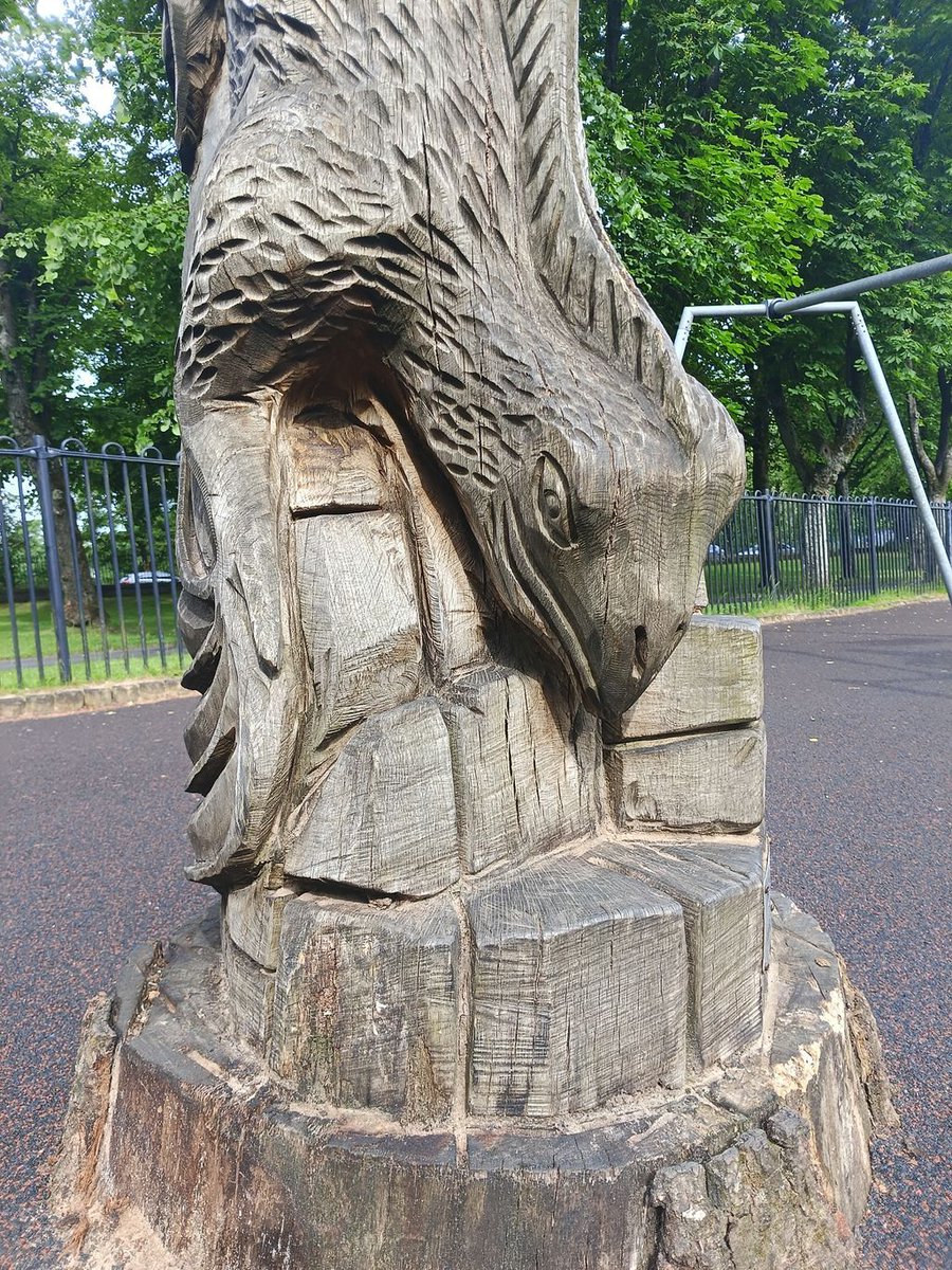 RochdaleLibrary's tweet photo. 🔍🌳 Queen’s Park, Heywood – clue drop!
Here are some clues to help you track them down 👀
🛝 Think twists and turns—check around the big slide
🏰 Keep an eye on the castle in the play area
🦅 And don’t forget to look near the carved wooden sculpture
#lookforabook https://t.co/oqlNQWO3iy