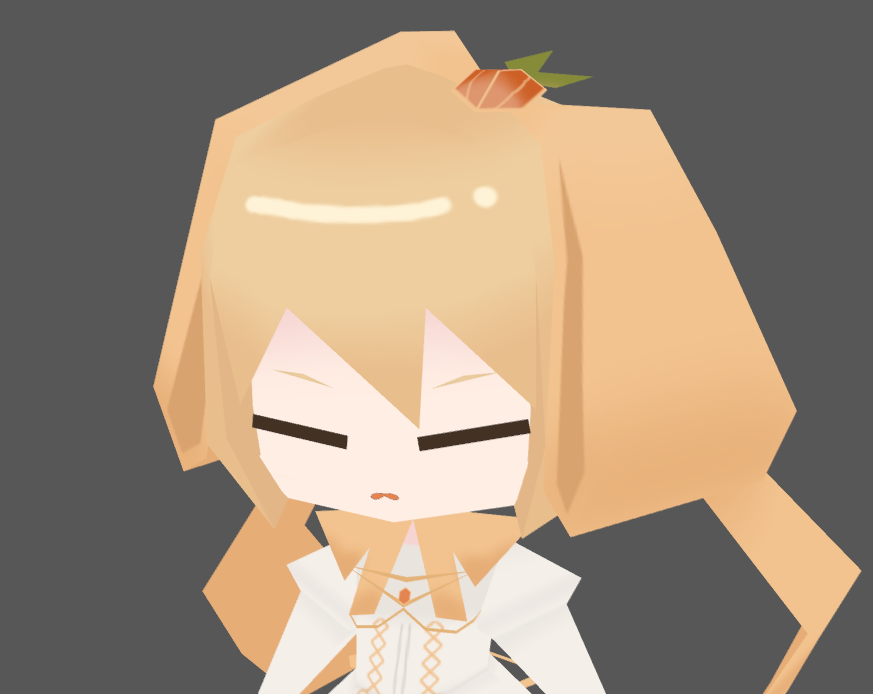 pot_one_'s tweet photo. 【制作実績のお知らせ】
先日ご本人様からもポストしていただきましたが、このたびVtuberの果墓様( @Lise_Oran_ge  )のローポリ3Dモデルを制作させていただきました、ご依頼ありがとうございました！

ローポリキャラの制作は通常よりもお安く承ることができますので、ご気軽にお声がけください～！ https://t.co/YeDYQtV8ij