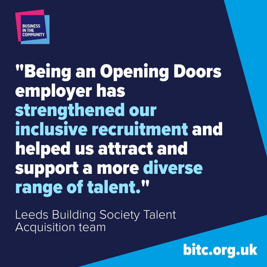 BITC's tweet photo. Inclusive recruitment goes beyond ticking a compliance box. In our latest Opening Doors case study, read how @LeedsBS is reimagining its careers site, partnering on hiring, and using diversity data to give every candidate a fair chance. Read more: https://t.co/qNLlmM7vhT https://t.co/3QPoAdm0OB