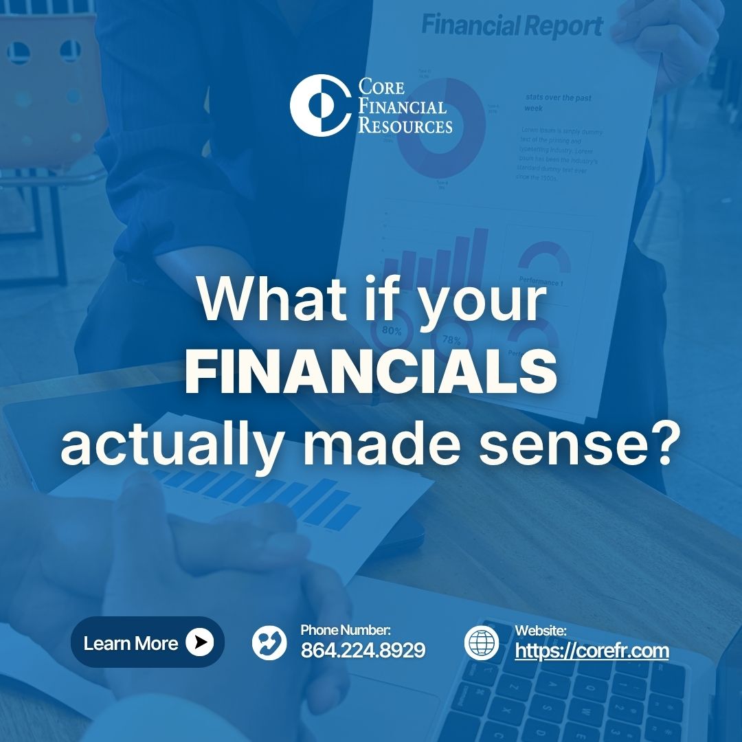 CoreFR's tweet photo. Most financial reports are technically correct—but practically useless. Numbers alone don’t drive decisions. Clarity does. Core Financial Resources turns financial data into actionable insights you can actually use. #FinancialClarity https://t.co/82m6em4vM3