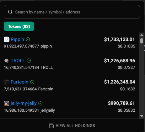 fuelkek's tweet photo. A Binance-funded wallet spent almost 60 days buying $TROLL.

Hundreds of buys. Over $676K accumulated.

The tokens were then sent to a wallet tagged as Indodax Deposit and Fireblocks Custody, which now holds $1.27M worth of TROLL.

Interestingly, its other largest positions include:

• $1.7M PIPPIN
• $1.2M FARTCOIN
• $1.0M JELLYJELLY
• $800K PENGU
• $650K MOODENG

This doesn't look like a random wallet.

What do they know that the timeline doesn't? 👀