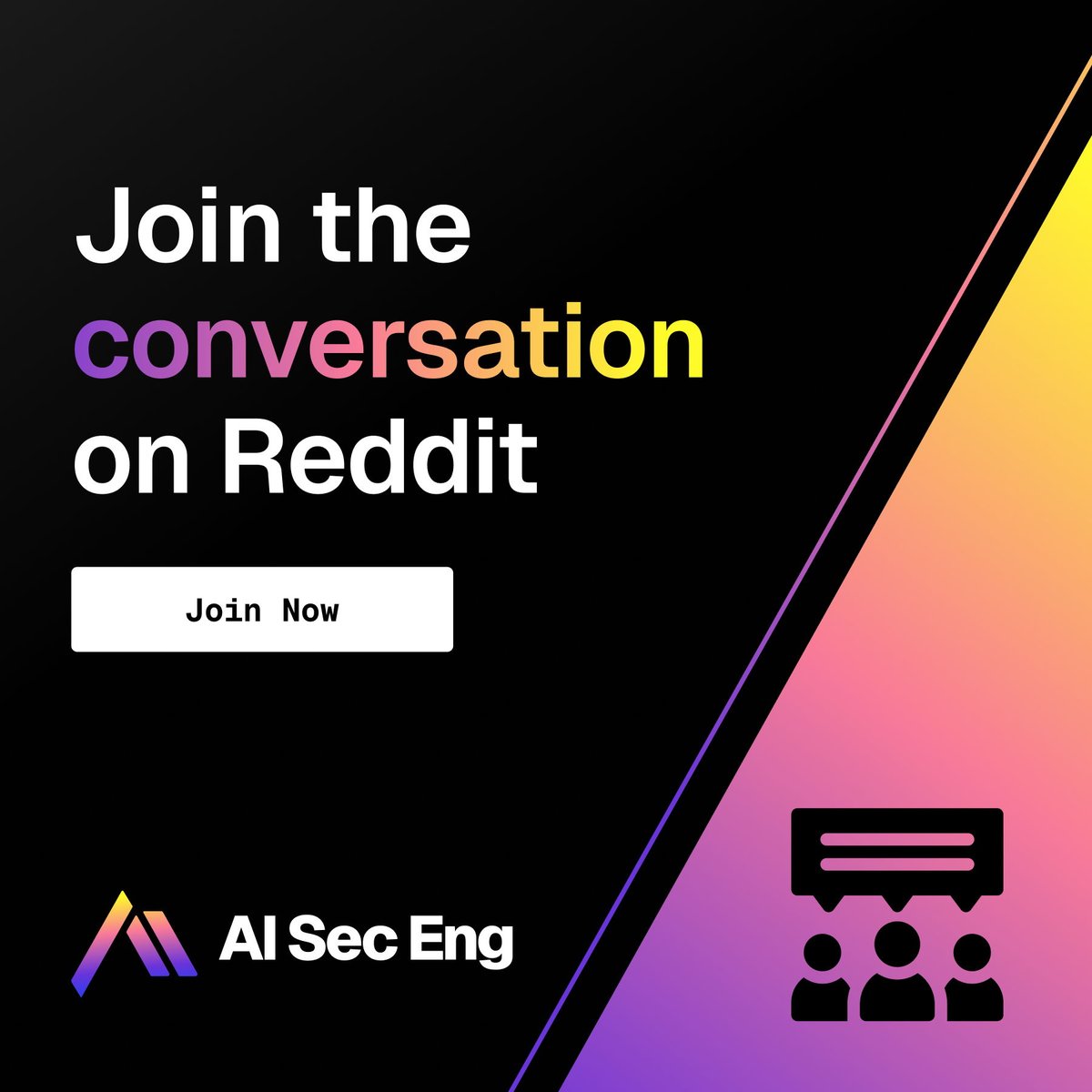 aiseceng's tweet photo. Building secure AI in production? This is your space. Join the discussion 👉 https://t.co/GopQob0bvF https://t.co/pClOHBZu3D