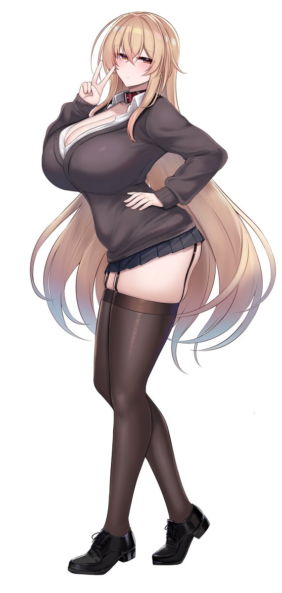 OC 首輪ちゃん 制服のすがた 