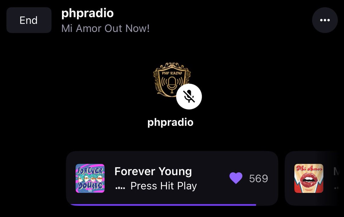 PHPRadio_'s tweet photo. 🔴 We’re ON AIR on STATIONHEAD! 🎶

🎧 Now Playing: Forever Young by Press Hit Play

🔗: https://t.co/87Ibo0Nh1O

PRESS HIT PLAY MI AMOR
@PressHitPlay 
#Press_Hit_Play
#PHPNewSong
#Escucha_MiAmor https://t.co/MvsOIFxsFn