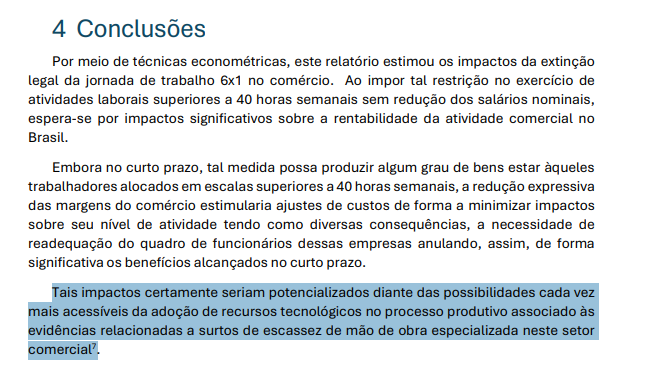 Glaub_Invertido's tweet photo. @mbsjr88 @CharlieBarkley_ Na matéria que enviei acima tem o link com toda discussão e os dados.

Mas basicamente, quando obrigo grandes varejistas do setor terciário a contratar mais pessoas, a tendencia é o empresariado buscar alternativas pra substituição de mão de obra não especializada. https://t.co/g4yXAfnZZS