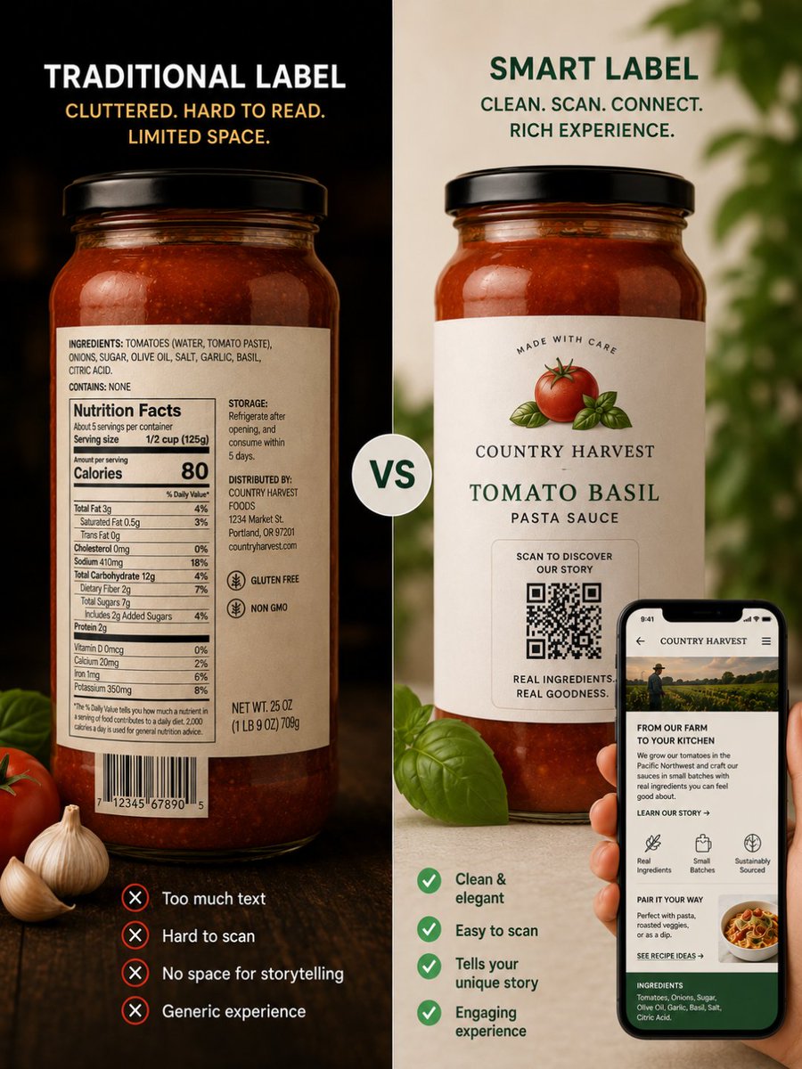 scanovatech's tweet photo. Japan is preparing for QR Codes on food packaging by 2027.

Why? Because static labels can’t keep up with modern consumer expectations.

QR Codes unlock:
• real-time updates
• sourcing transparency
• recalls & compliance
• richer product experiences

With Scanova’s dynamic QR Codes, packaging becomes smarter without redesigning a single label.

Source: The Japan Times
https://t.co/CEesqCsNHL