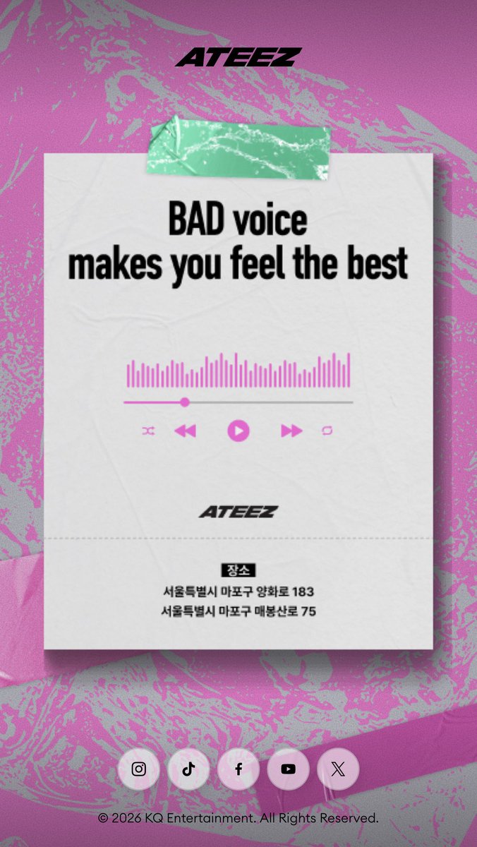 lucktoyuyu's tweet photo. 헐 홍대에 에이티즈 컴백 프로모 붙었다!!!
큐알 찍으면 https://t.co/VcoaJ2bGOg 이쪽으로 넘어감 https://t.co/7r1Ga7hw8H
