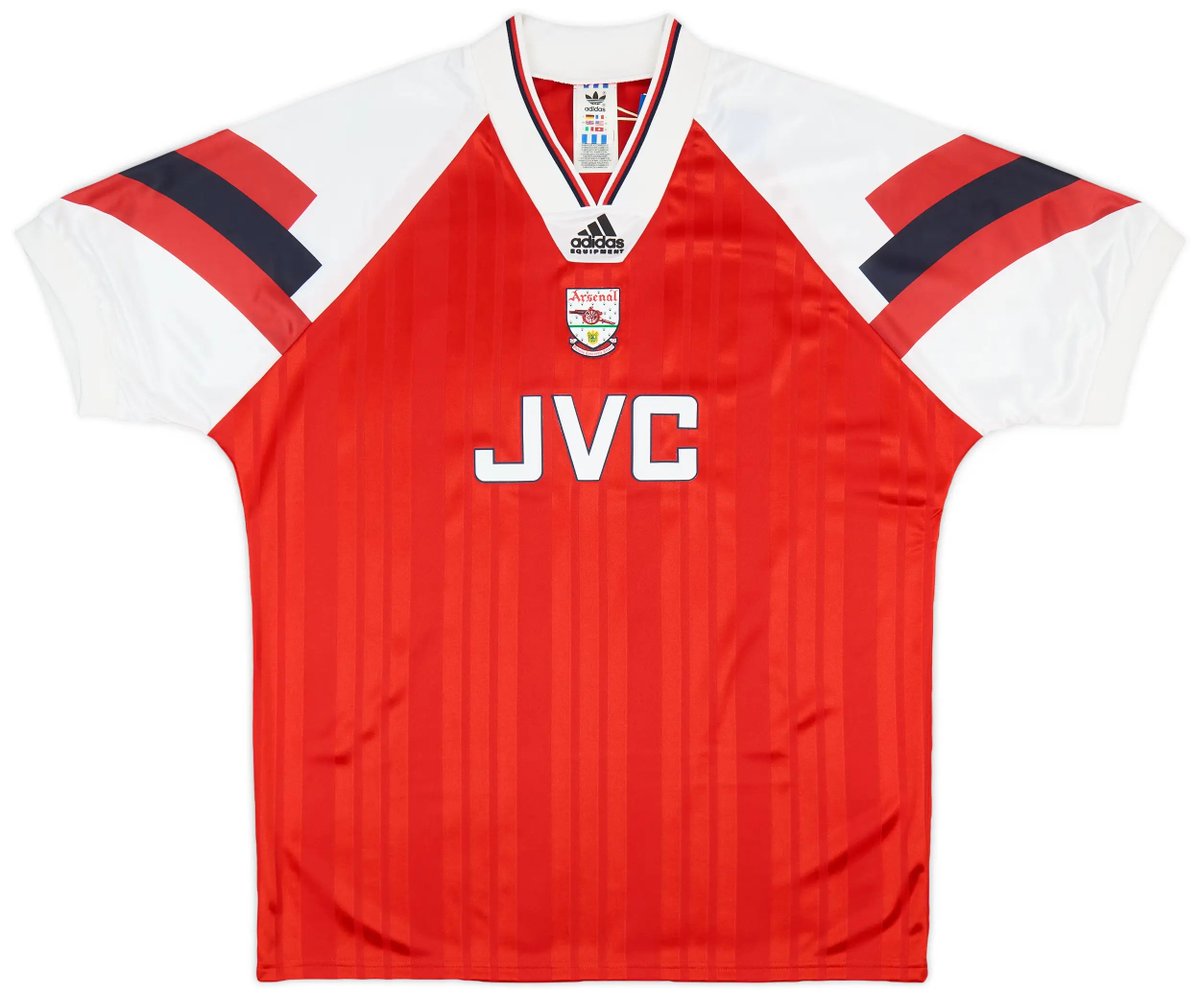 IGNUKDeals's tweet photo. 1992-94 Arsenal adidas Originals Reissue Home Shirt for £59.99 (was £89.99)

See at Classic Football Shirts: https://t.co/DOhJivVIzn https://t.co/wqisRJAWOX